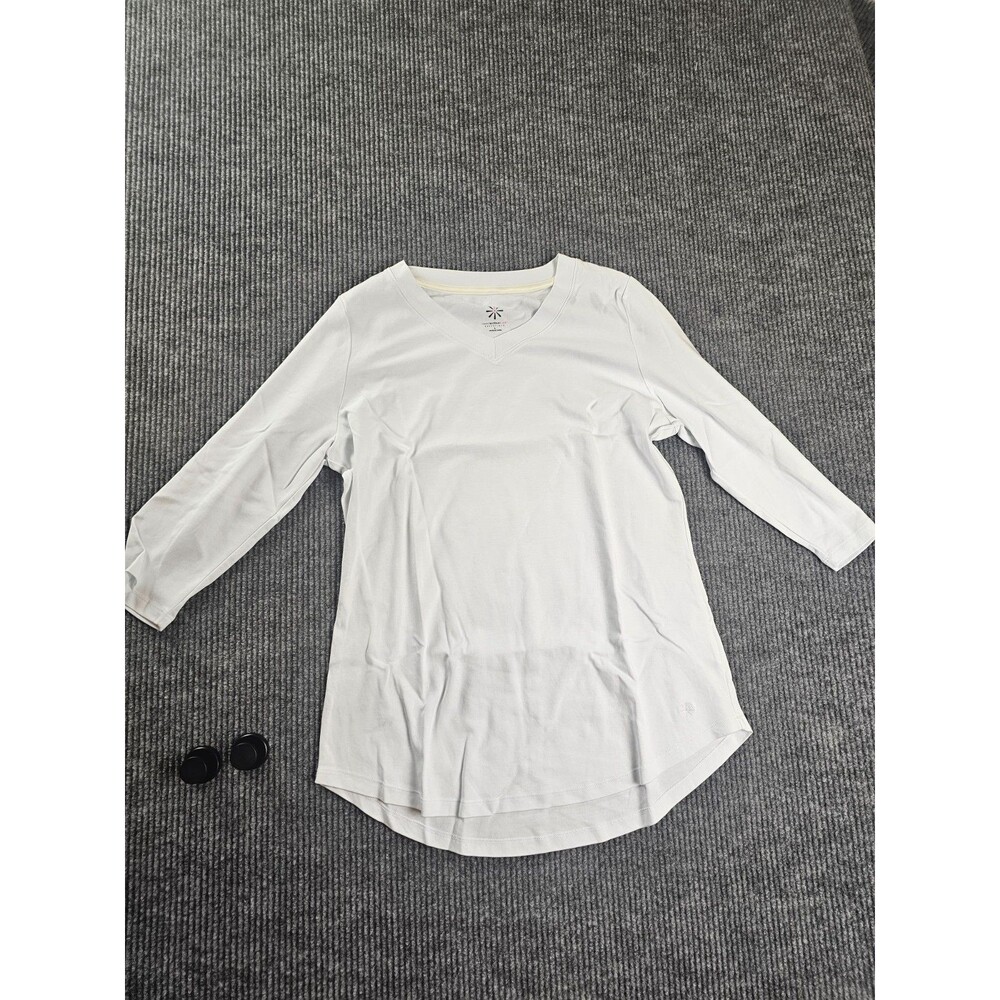 Isaac Mizrahi Shirt, Women's Size Large, Off White, Long Sleeve New Without Tags
